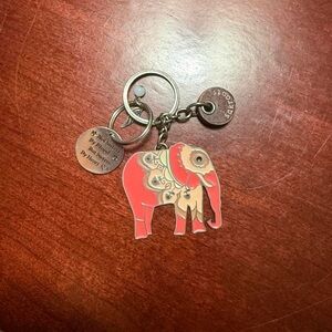 Red Elephant Keychain